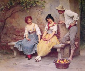 Eugen_de_Blaas_The_Flirtation